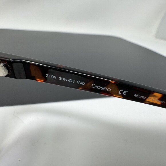 Sunski Dipsea Sunglasses, Tortoise Frame, Polarized Mirror Blue Lens main image 6